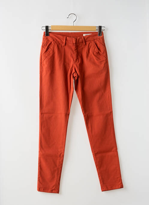 Pantalon chino orange REIKO pour femme
