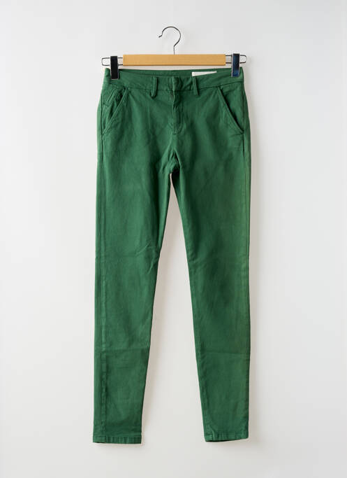 Pantalon chino vert fonce REIKO pour femme