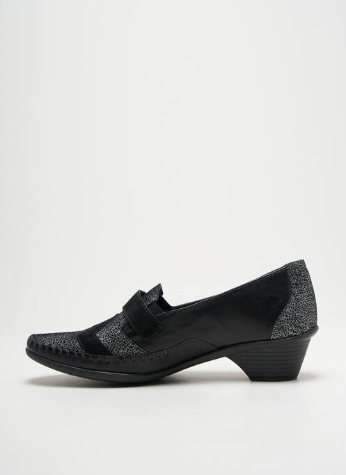 Mocassins noir BOISSY pour femme