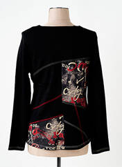 T-shirt noir S.QUISE pour femme seconde vue