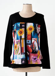 T-shirt noir S.QUISE pour femme seconde vue