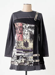 Tunique manches longues gris S.QUISE pour femme seconde vue