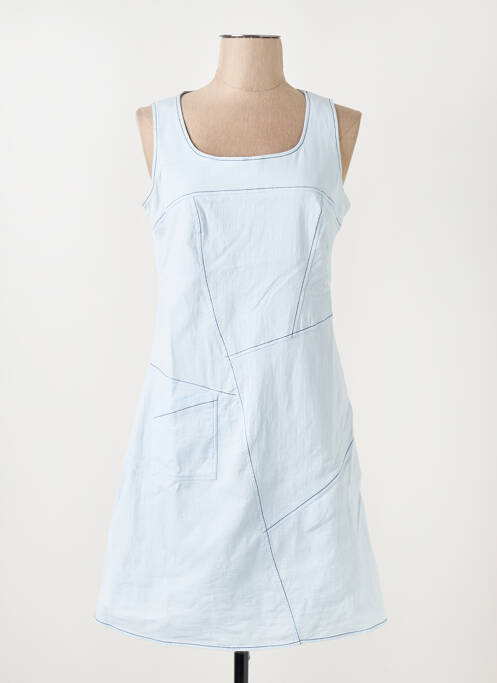 Robe mi-longue sans manche sans manche bleu S.QUISE femme