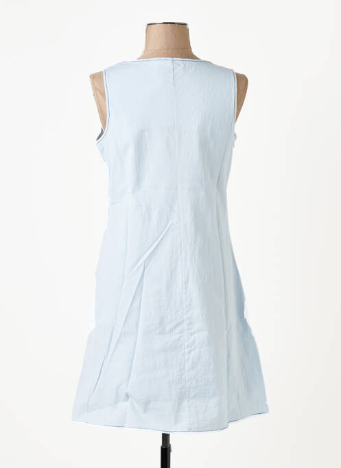 Robe mi-longue sans manche sans manche bleu S.QUISE femme