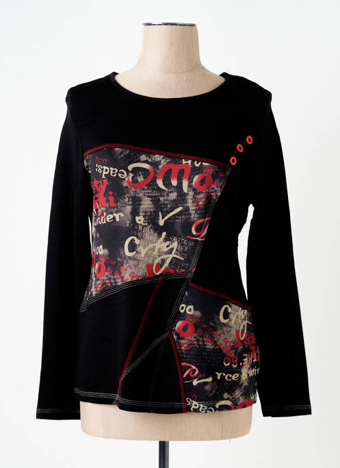 T-shirt noir S.QUISE pour femme