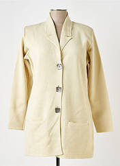 Gilet manches longues beige DUGER pour femme seconde vue