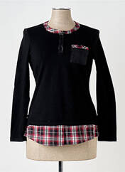 T-shirt noir S.QUISE pour femme seconde vue