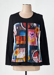 T-shirt noir S.QUISE pour femme seconde vue