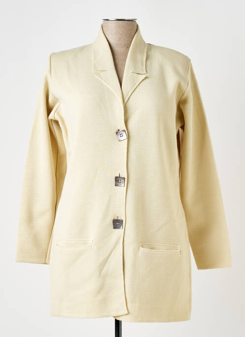 Gilet manches longues beige DUGER pour femme