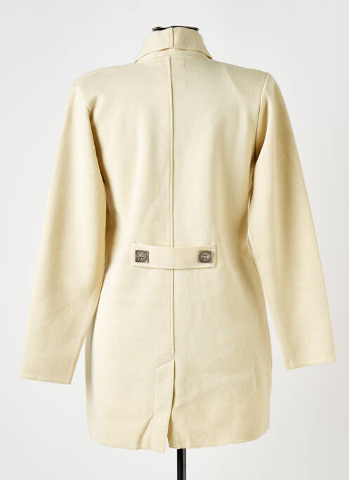 Gilet manches longues beige DUGER pour femme