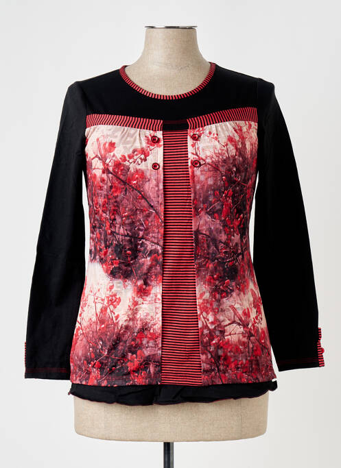 T-shirt noir QUATRE VINGT JOURS femme