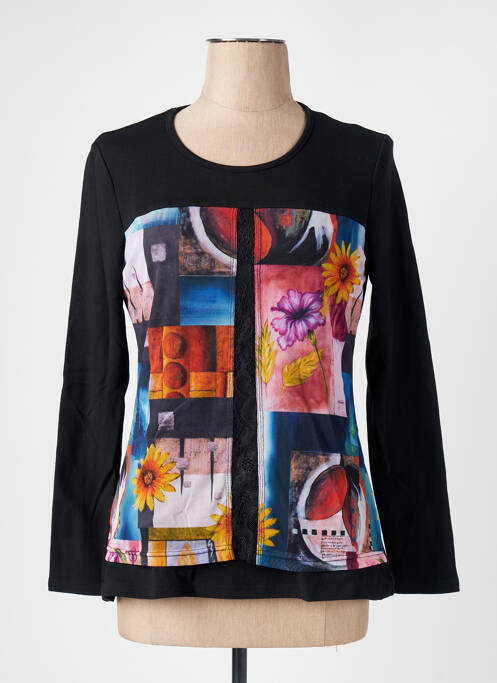 T-shirt noir S.QUISE pour femme