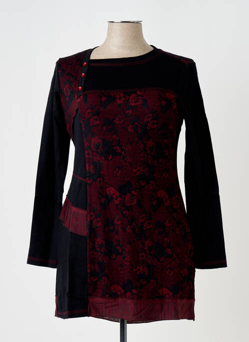 Tunique manches longues noir S.QUISE pour femme