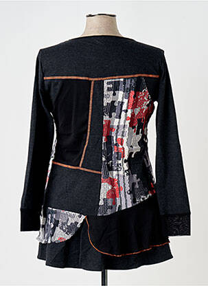 Tunique manches longues col rond gris L.S MODE femme