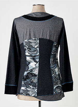 Top stretch manches longues gris S.QUISE femme