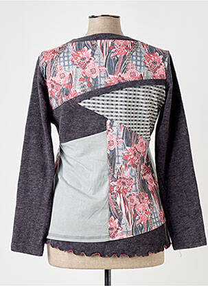Pull coupe cintrée manches longues gris S.QUISE femme