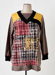 Tunique manches longues marron S.QUISE pour femme seconde vue