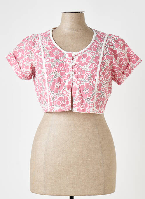 Boléro rose S.QUISE pour femme