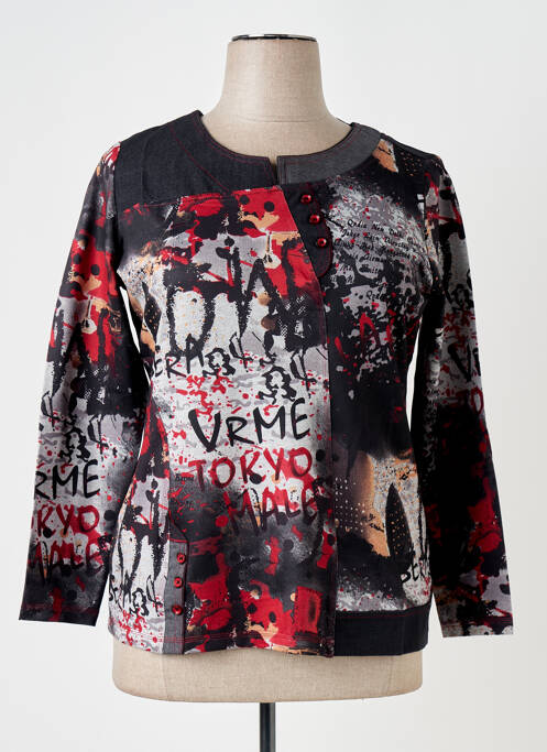 Top gris QUATRE VINGT JOURS pour femme