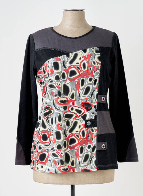 T-shirt gris S.QUISE pour femme