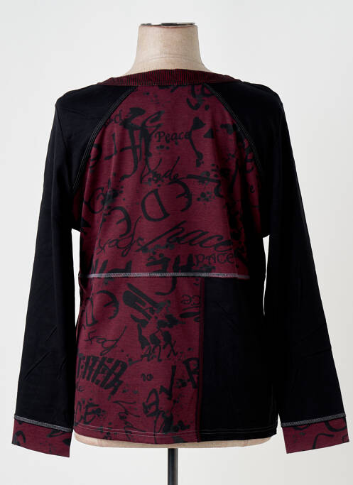 T-shirt noir QUATRE VINGT JOURS femme