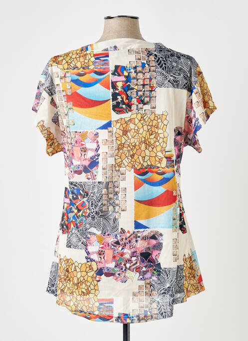 Tunique manches courtes beige S.QUISE pour femme