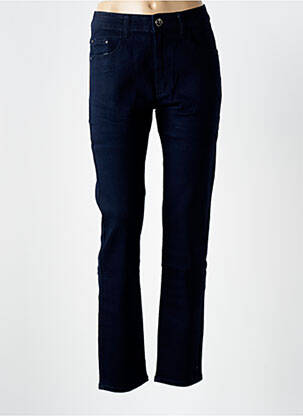 Jeans coupe slim tissage brut taille normale bleu X-MAX femme