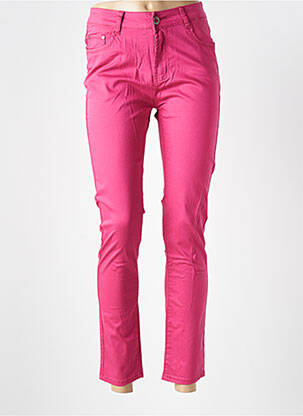 Pantalon 7/8 stretch taille normale rose X-MAX femme