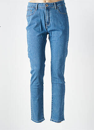 Jeans coupe slim stretch taille normale bleu X-MAX femme