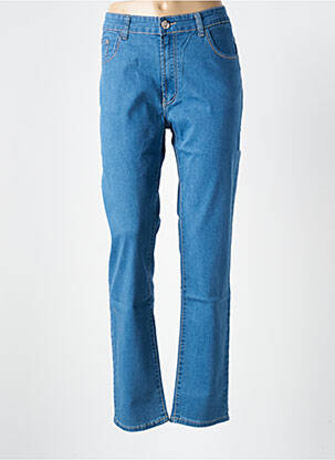 Jeans coupe droite bleu X-MAX pour femme
