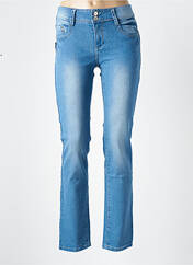 Jeans coupe slim bleu X-MAX pour femme seconde vue