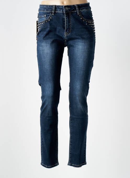 Jeans coupe slim bleu X-MAX pour femme