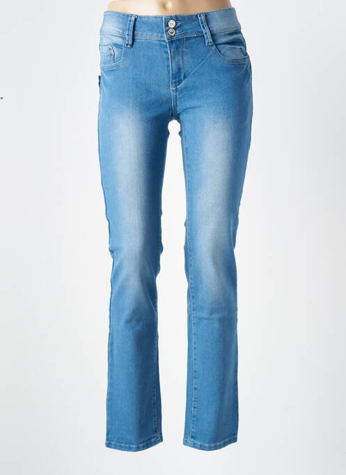 Jeans coupe slim bleu X-MAX pour femme