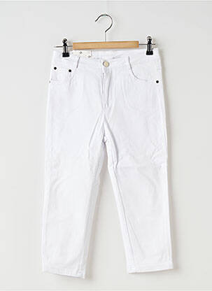 Corsaire stretch taille normale blanc X-MAX femme