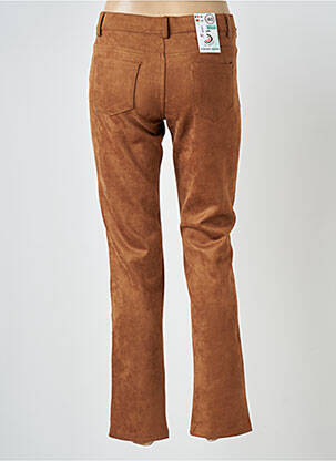 Pantalon slim stretch taille normale marron S.QUISE femme