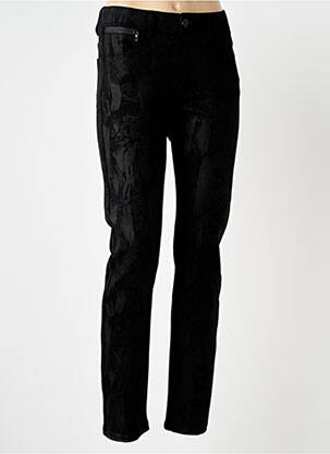 Pantalon slim stretch taille normale noir S.QUISE femme