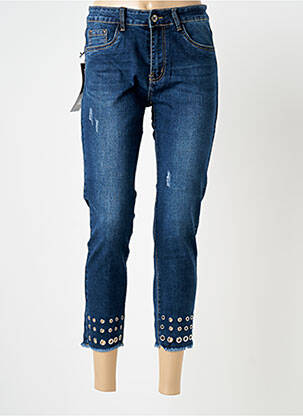 Pantacourt taille normale taille normale bleu X-MAX femme