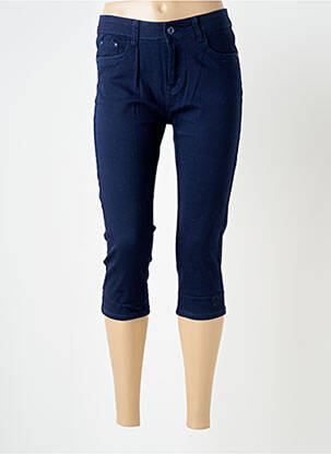 Corsaire stretch taille normale bleu X-MAX femme