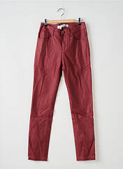 Pantalon slim rouge S.QUISE pour femme seconde vue