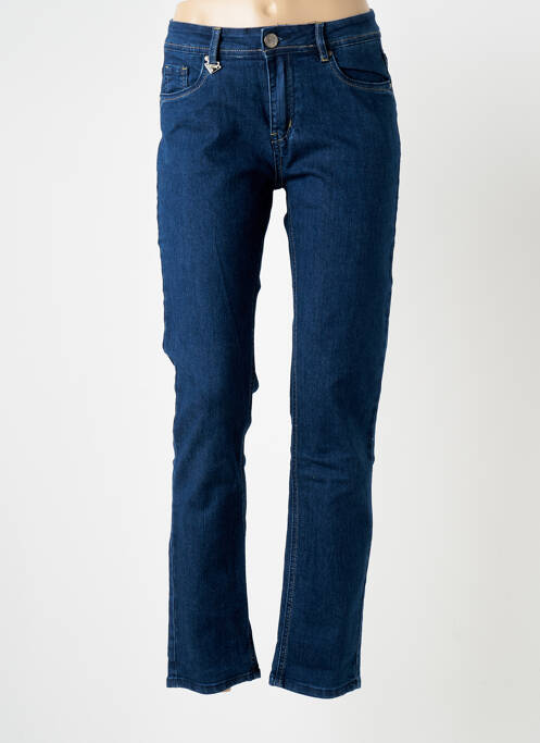 Jeans coupe slim bleu S.QUISE pour femme