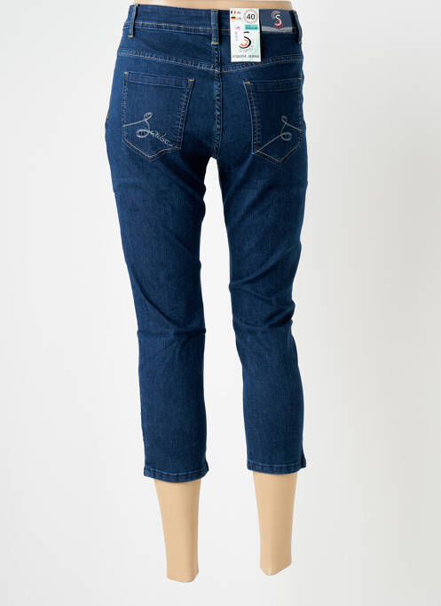 Pantacourt bleu S.QUISE pour femme