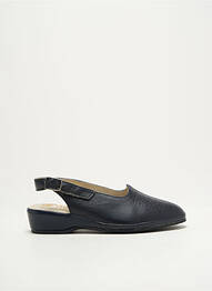 Sandales/nu pieds matière lisse talon plat jusqu'à 3cm bleu OMBELLE femme