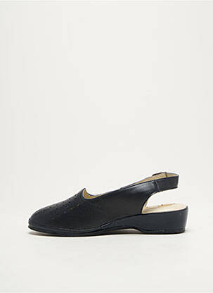 Sandales/nu pieds matière lisse talon plat jusqu'à 3cm bleu OMBELLE femme