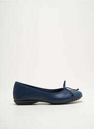 Ballerines matière lisse talon plat jusqu'à 3cm bleu D'CHICAS femme