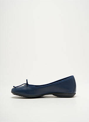 Ballerines matière lisse talon plat jusqu'à 3cm bleu D'CHICAS femme