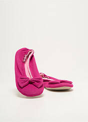 Chaussons/Pantoufles rose ISOTONER pour femme seconde vue