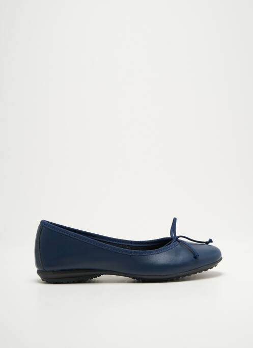 Ballerines matière lisse talon plat jusqu'à 3cm bleu D'CHICAS femme