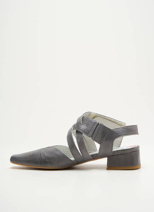 Sandales/Nu pieds gris AYAME pour femme