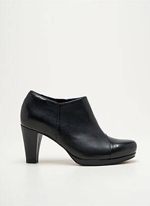 Bottines/boots matière lisse talon de 4 à 6cm noir CLARKS femme