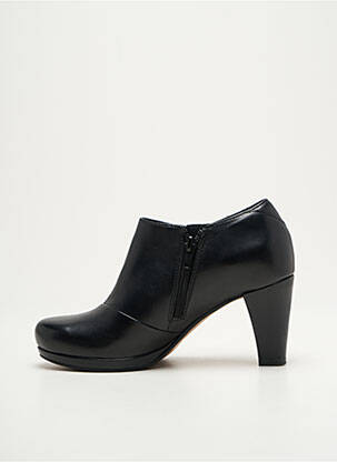 Bottines/boots matière lisse talon de 4 à 6cm noir CLARKS femme